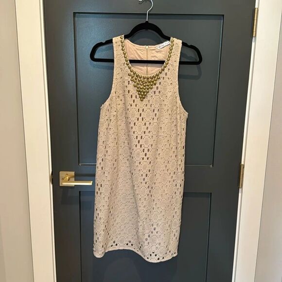 Trina Turk Dresses & Skirts - Trina Turk Beige Dress Size 8 Worn Once